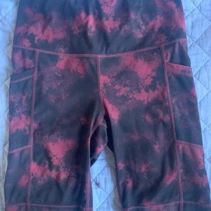 90 degree by Reflex long biker shorts with pockets